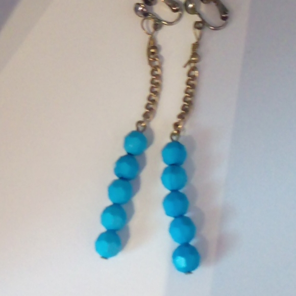 Blue earrings - Picture 3 of 6
